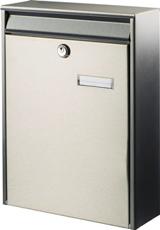 Briefkasten Berlin 3777 NI H.400mm B.285mm T.105mm VA DIN C4 BURG-WÄCHTER