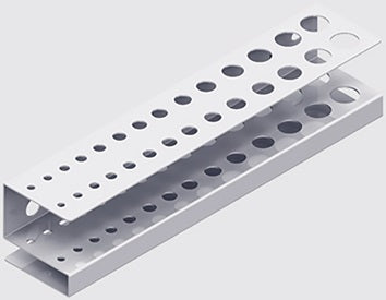 Bohrerleiste H.40mm B.188mm T.40mm STA weiß ELEMENT SYSTEM
