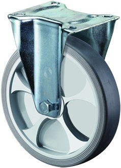 Bockrolle D.125mm Trgf.120kg thermopl.Ku.Platte L104xB80mm BS ROLLEN