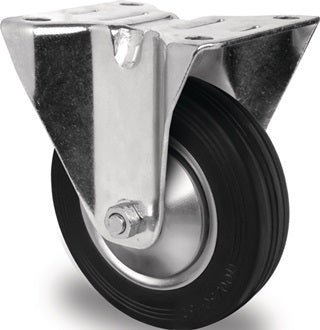 Bockrolle D.100mm Trgf.75kg VG Platte L105xB80mm PROMAT