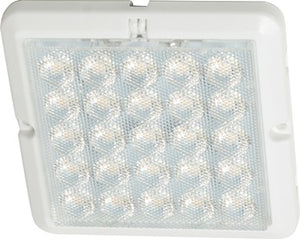 Anbauleuchte Matrix Warmweiß od.Emotion 12V 2W Rahmen Aluminium-/Edelstahlfarben