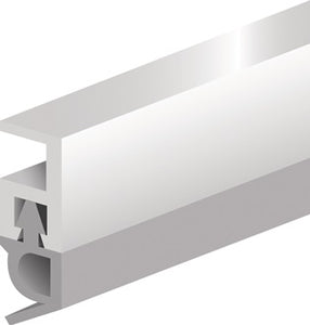 Abdichtungsschiene PTS-AR L.2100mm B.5mm z.Nageln Ku.blk braun