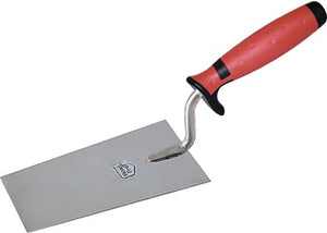 Berner Putzkelle L.160mm B.85mm rostfrei m.2Komponentengriff VA STUBAI