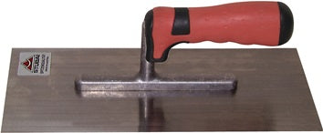 Glättekelle L.280mm B.130mm 2K-Griff Zahn 8x8 Bandstahl S.0 75mm STUBAI