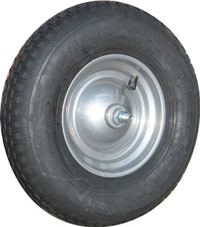 Luftrad D.400mm Radbreite 100mm m.Schlauch Achse MÜBA