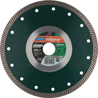 Diamanttrennscheibe Extreme Ceramic Turbo D200mm Bohr25 4mm 1 4mm NORTON CLIPPER