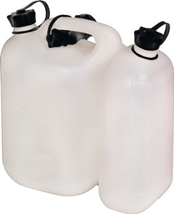 Kraftstoffdoppelkanister Inh.5 5+3l natur HDPE
