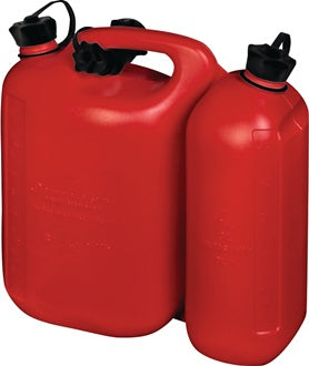 Kraftstoffdoppelkanister Inh.5 5+3l rot HDPE