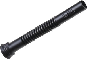 Auslaufrohr L.275mm flex.schwarz HÜNERSDORFF