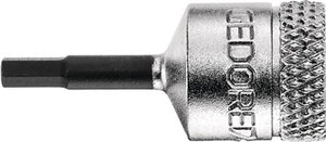 Steckschlüsseleinsatz IN 20 1/4 Zoll Innen-6-kant SW 2 5mm L.37mm GEDORE