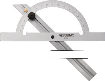 Winkelmesser Gradbogen-D.250mm Schienen-L.500mm PROMAT