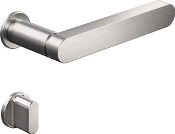 Rosettengrt.270XAM02.130 VA (1.4301) L-Form FBM-Notöffnungsart m.Münze HEWI