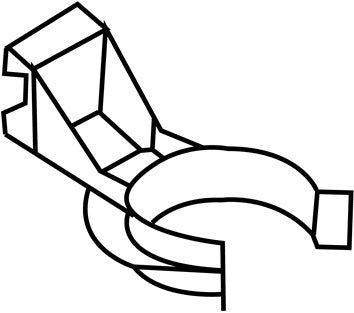 Sockelblendenhalter m. Clip Ku. schwarz ab 70mm z. Anschr. Hettich