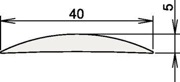 Aluschwelle 090 3-111 L.1215mm Alu.silber elox.ATHMER