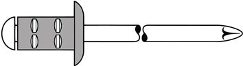 Blindniet PolyGrip® Nietschaft dxl 3 2x11 0mm Alu/Edelstahl 100 St.GESIPA